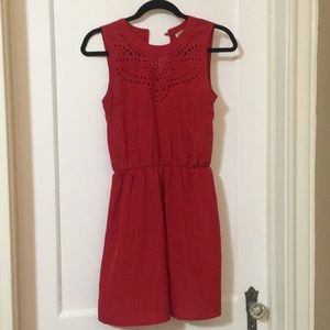Red sleeveless dress by Lucky Brand